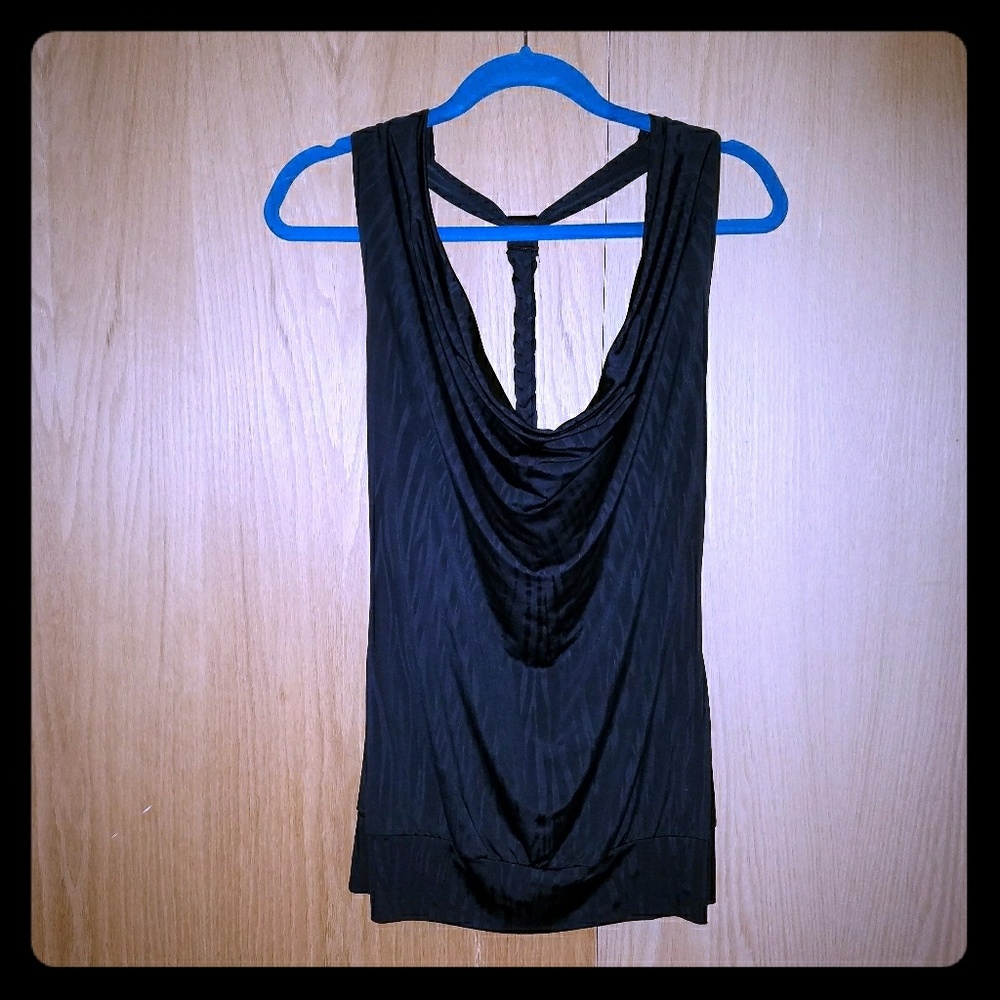 Black tank top